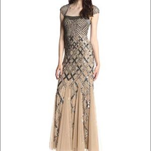 Adrianna Papell sequin dress